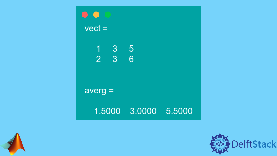 get-average-of-array-with-the-mean-function-in-matlab-delft-stack